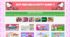 Desktop Screenshot of hellokitty-games.com